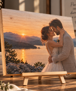 Tablou personalizat din lemn – Zi de naștere – 50 ani