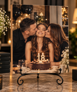 Tablou personalizat din lemn – Majorat – 18 ani – pentru fată