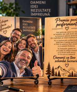 Tablou personalizat din lemn – Performanță / premiu – Premiu pentru performanță