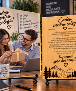 Tablou personalizat din lemn – Coleg – Cadou pentru colegă