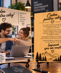 Tablou personalizat din lemn – Coleg – Cadou pentru coleg