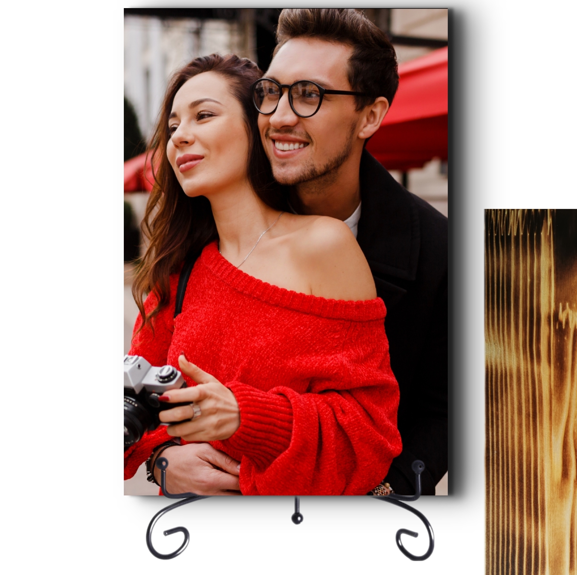 Poză pe lemn personalizată – Brad, Lemn ars sau Stejar - imagine 25
