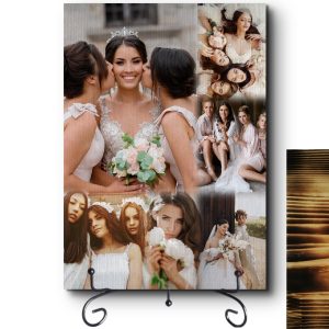 Colaj foto pe lemn personalizat – Lemn ars