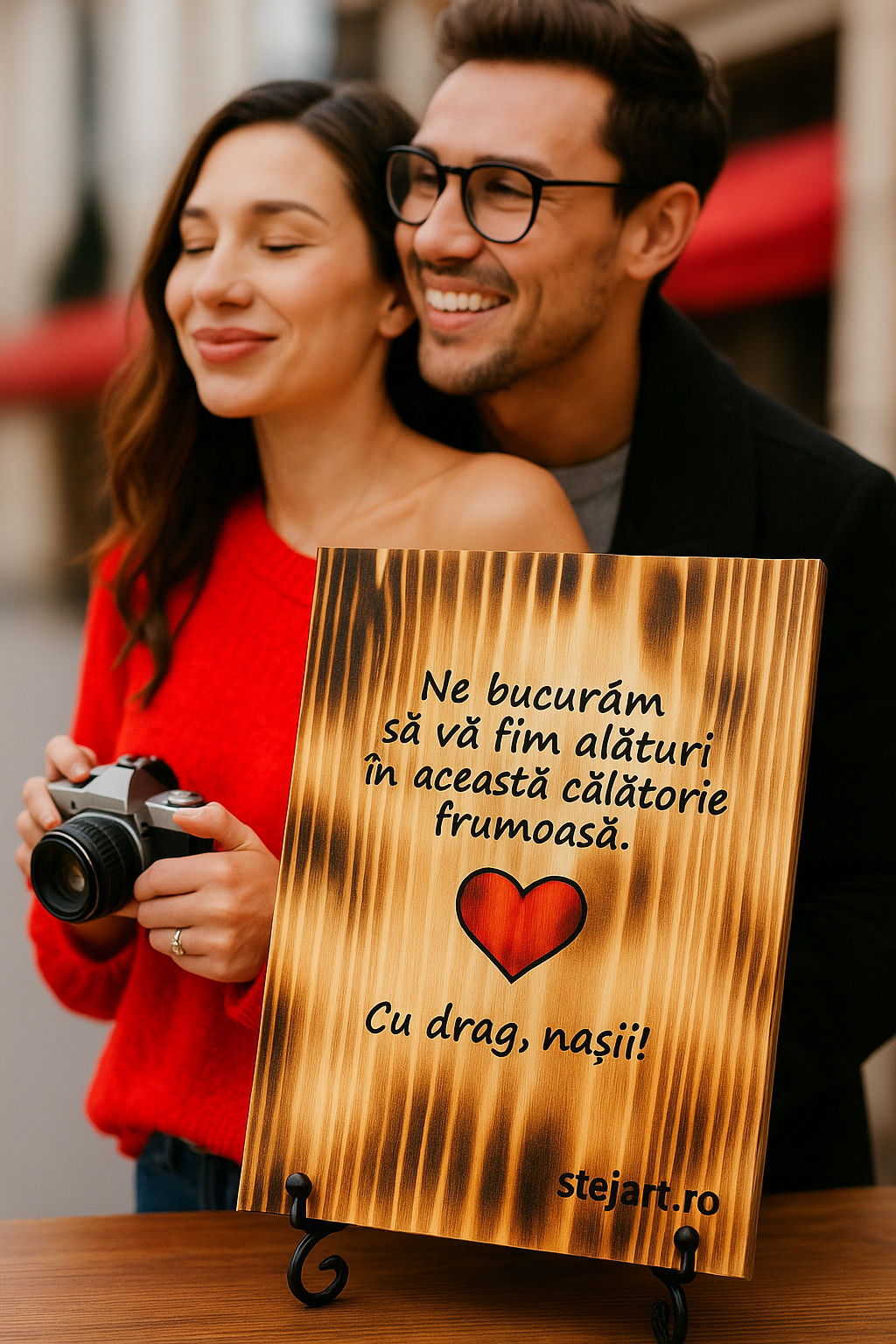 Poză pe lemn personalizată – Lemn ars - imagine 4